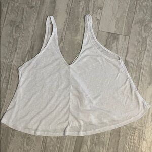 Free People White Women's Tank Top